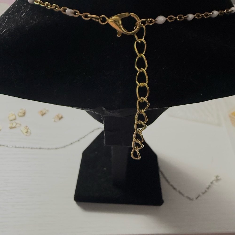 Hand Made 18k Gold Plated Heart Charm Necklace - Picture 3 of 4